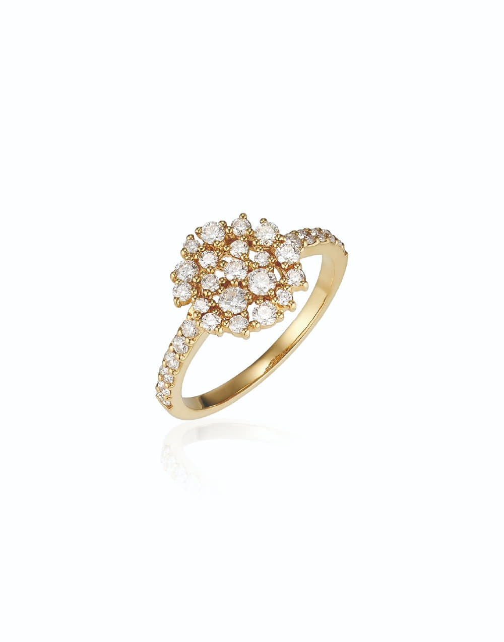 Bridal Bouquet Diamond Ring
